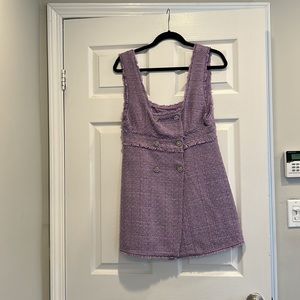 Zara beautiful pinafore tweed dress